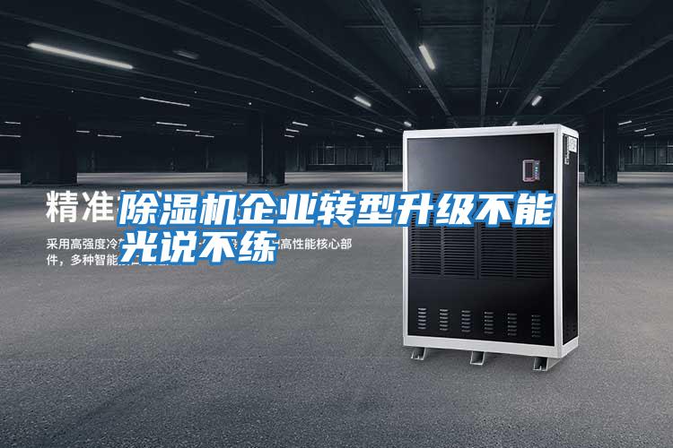 除濕機(jī)企業(yè)轉(zhuǎn)型升級不能光說不練