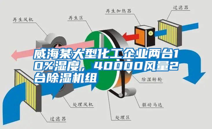 威海某大型化工企業(yè)兩臺10%濕度，40000風(fēng)量2臺除濕機組