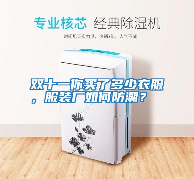 雙十一你買了多少衣服，服裝廠如何防潮？