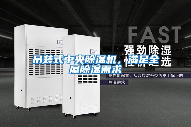 吊裝式中央除濕機，滿足全屋除濕需求