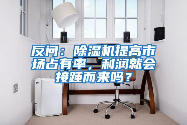 反問:除濕機提高市場占有率,利潤就會接踵而來嗎?
