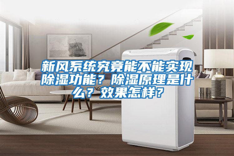 新風(fēng)系統(tǒng)究竟能不能實(shí)現(xiàn)除濕功能？除濕原理是什么？效果怎樣？