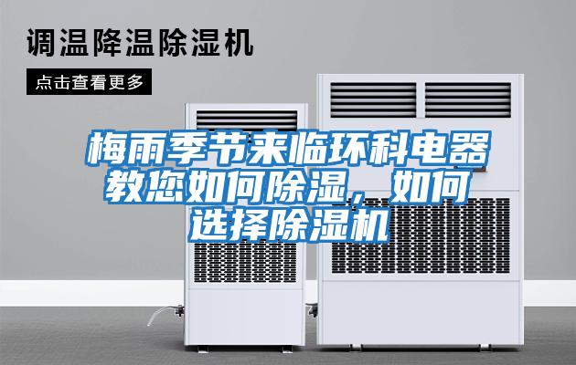 梅雨季節來臨環科電器教您如何除濕，如何選擇除濕機
