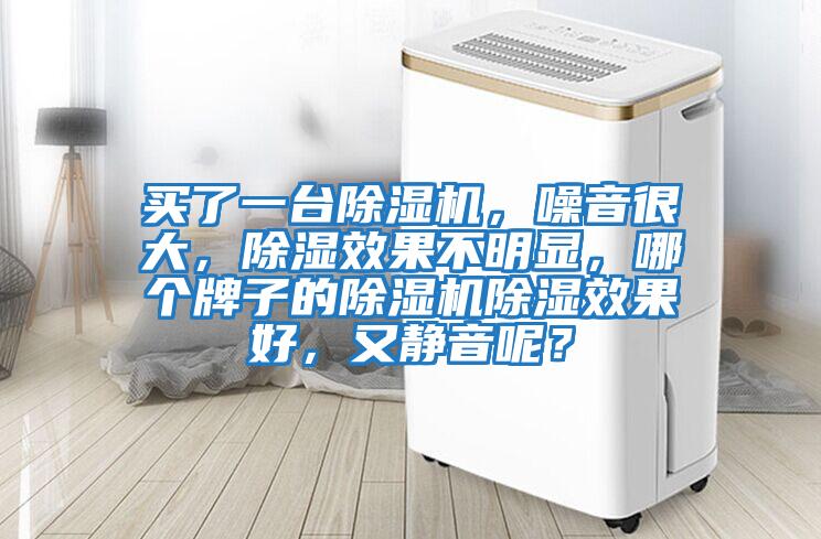 買了一臺(tái)除濕機(jī),噪音很大,除濕效果不明顯,哪個(gè)牌子的除濕機(jī)除濕效果好,又靜音呢?