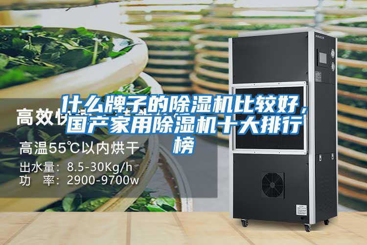 什么牌子的除濕機比較好，國產家用除濕機十大排行榜