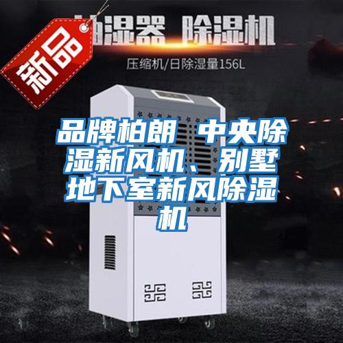 品牌柏朗 中央除濕新風機、別墅地下室新風除濕機