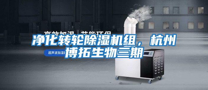 凈化轉輪除濕機組,杭州博拓生物三期