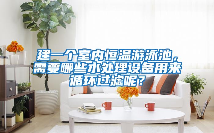 建一個室內(nèi)恒溫游泳池,需要哪些水處理設(shè)備用來循環(huán)過濾呢?