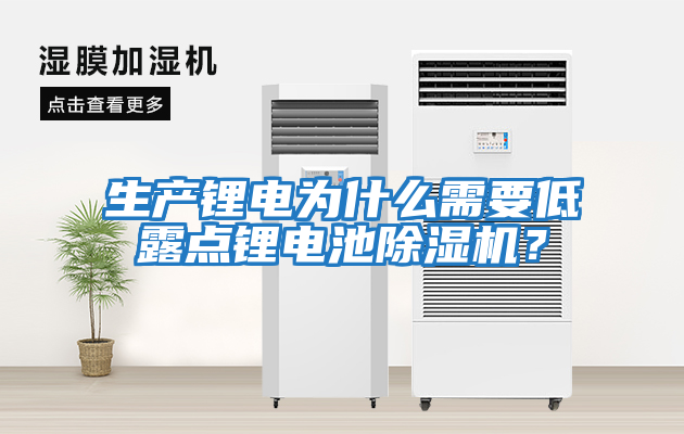 生產鋰電為什么需要低露點鋰電池除濕機？