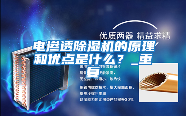 電滲透除濕機的原理和優(yōu)點是什么？_重復