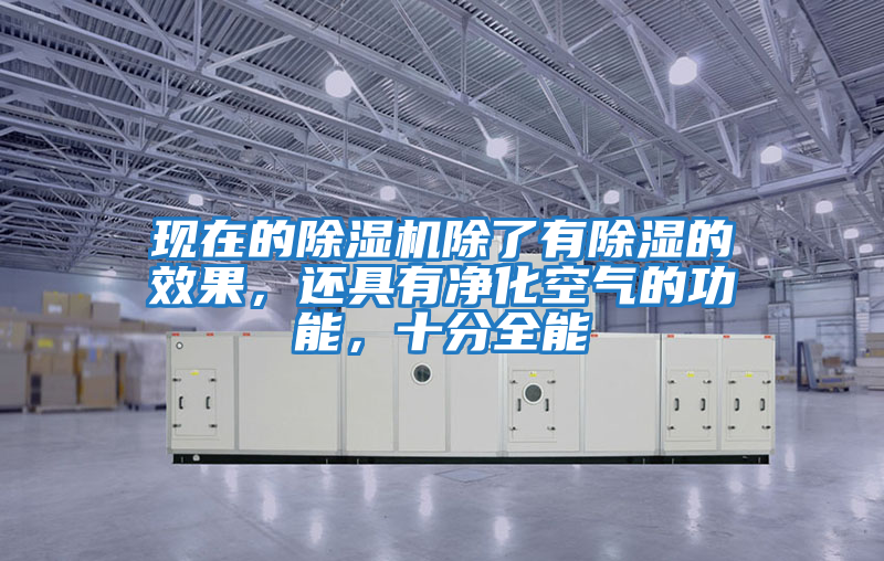 現在的除濕機除了有除濕的效果,還具有凈化空氣的功能,十分全能