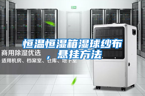 恒溫恒濕箱濕球紗布，懸掛方法