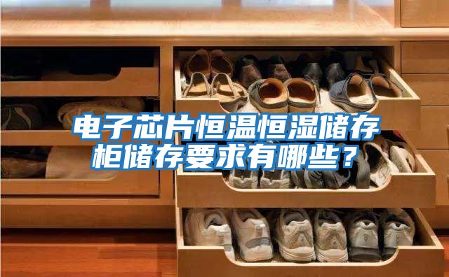 電子芯片恒溫恒濕儲存柜儲存要求有哪些？