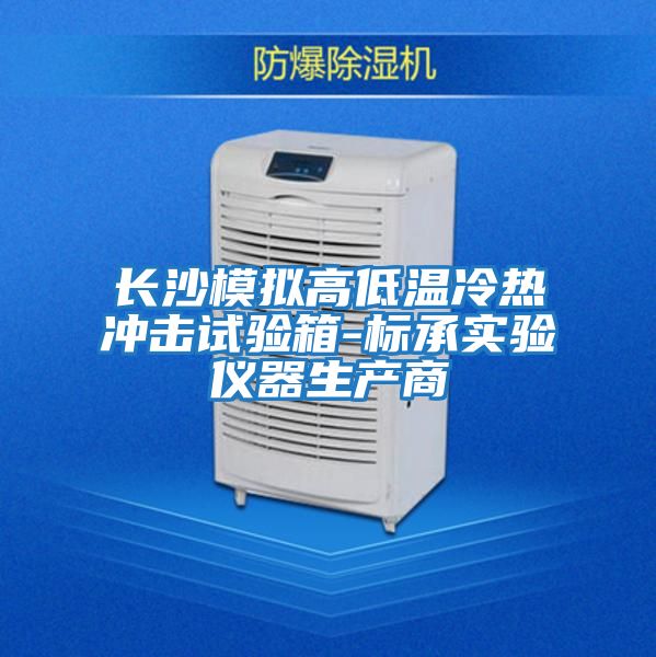 長沙模擬高低溫冷熱沖擊試驗箱-標承實驗儀器生產商